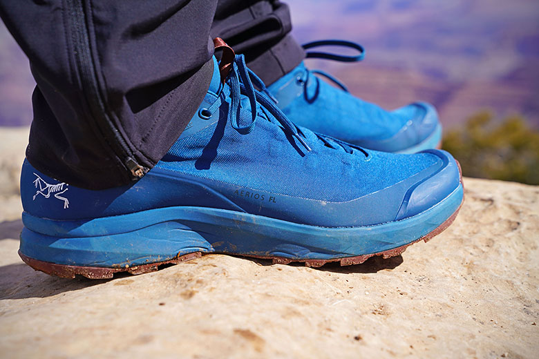 Arc'teryx Aerios FL hiking shoe (in Grand Canyon)